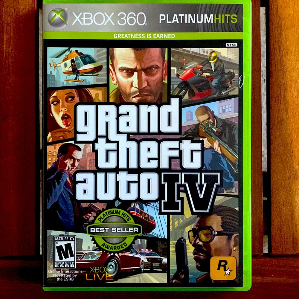 XBOX 360 PLATINUMHITS  GRAND THEFT AUTO IV